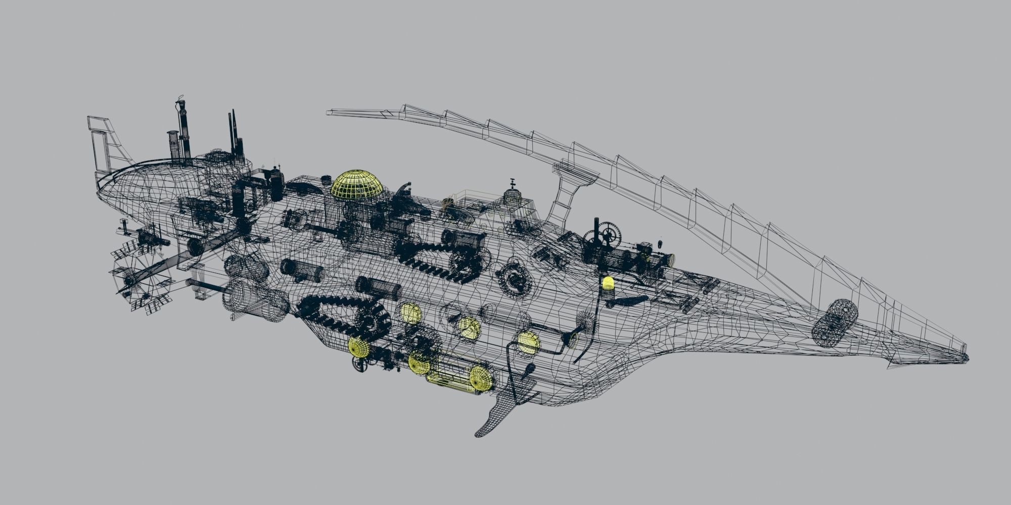 NAUTILUS spaceship 3D model_22