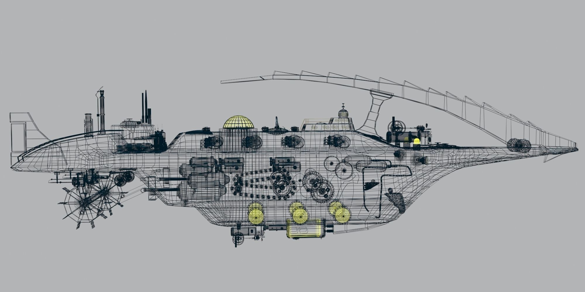 NAUTILUS spaceship 3D model_19