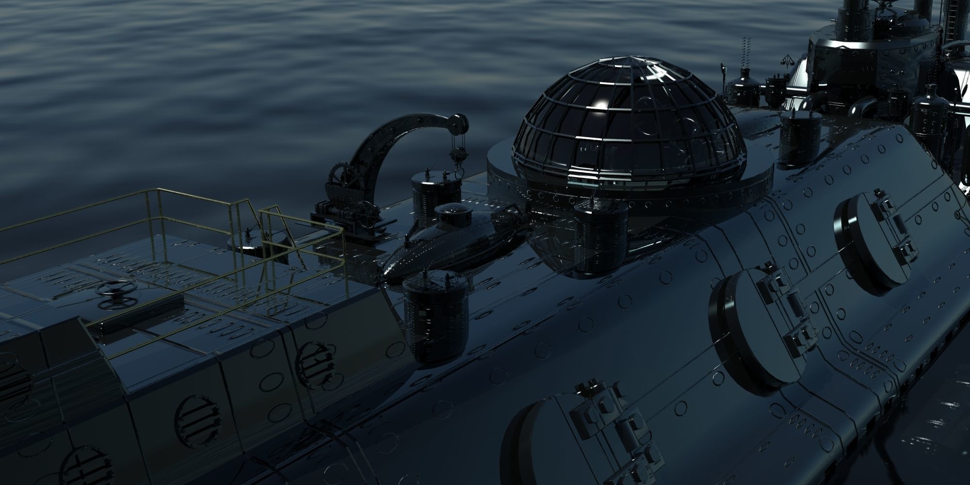NAUTILUS spaceship 3D model_33
