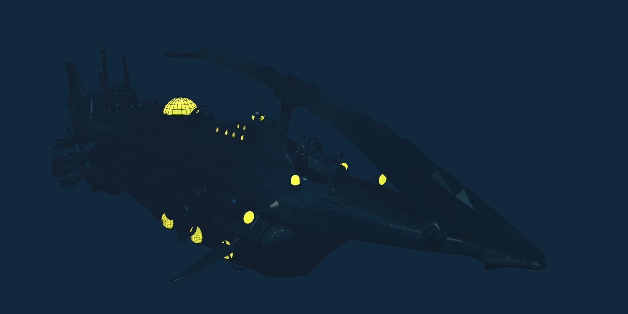 NAUTILUS spaceship 3D model_2