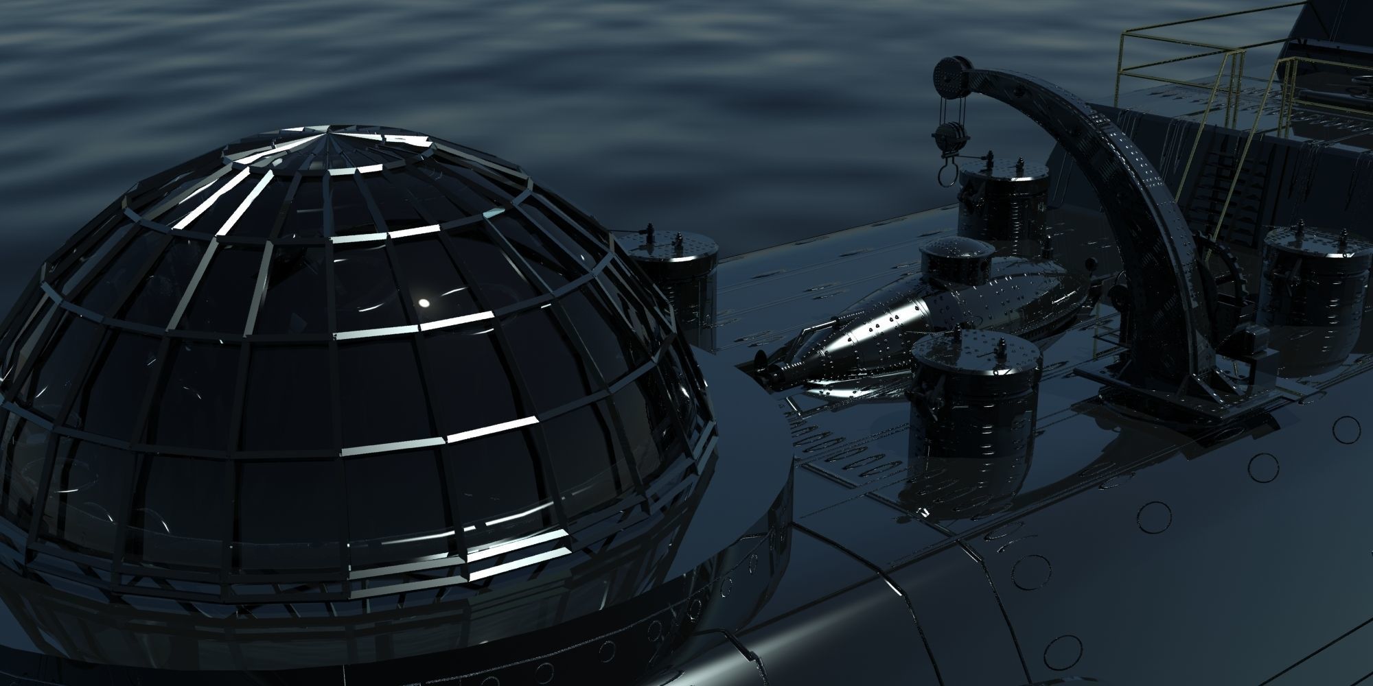 NAUTILUS spaceship 3D model_36