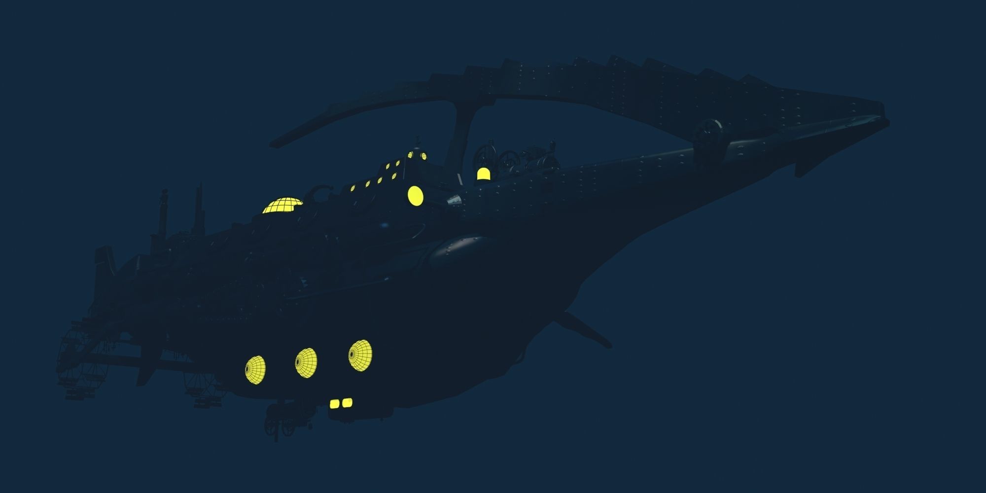 NAUTILUS spaceship 3D model_3