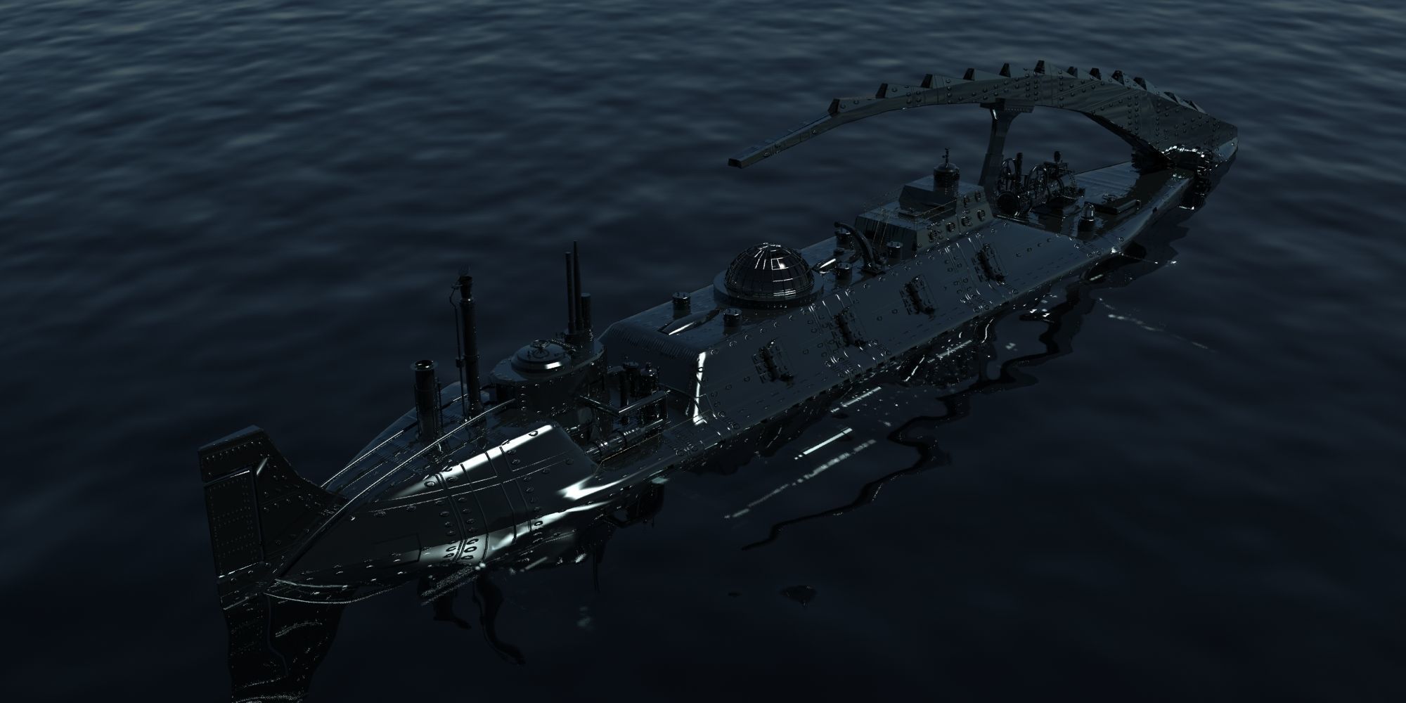 NAUTILUS spaceship 3D model_30