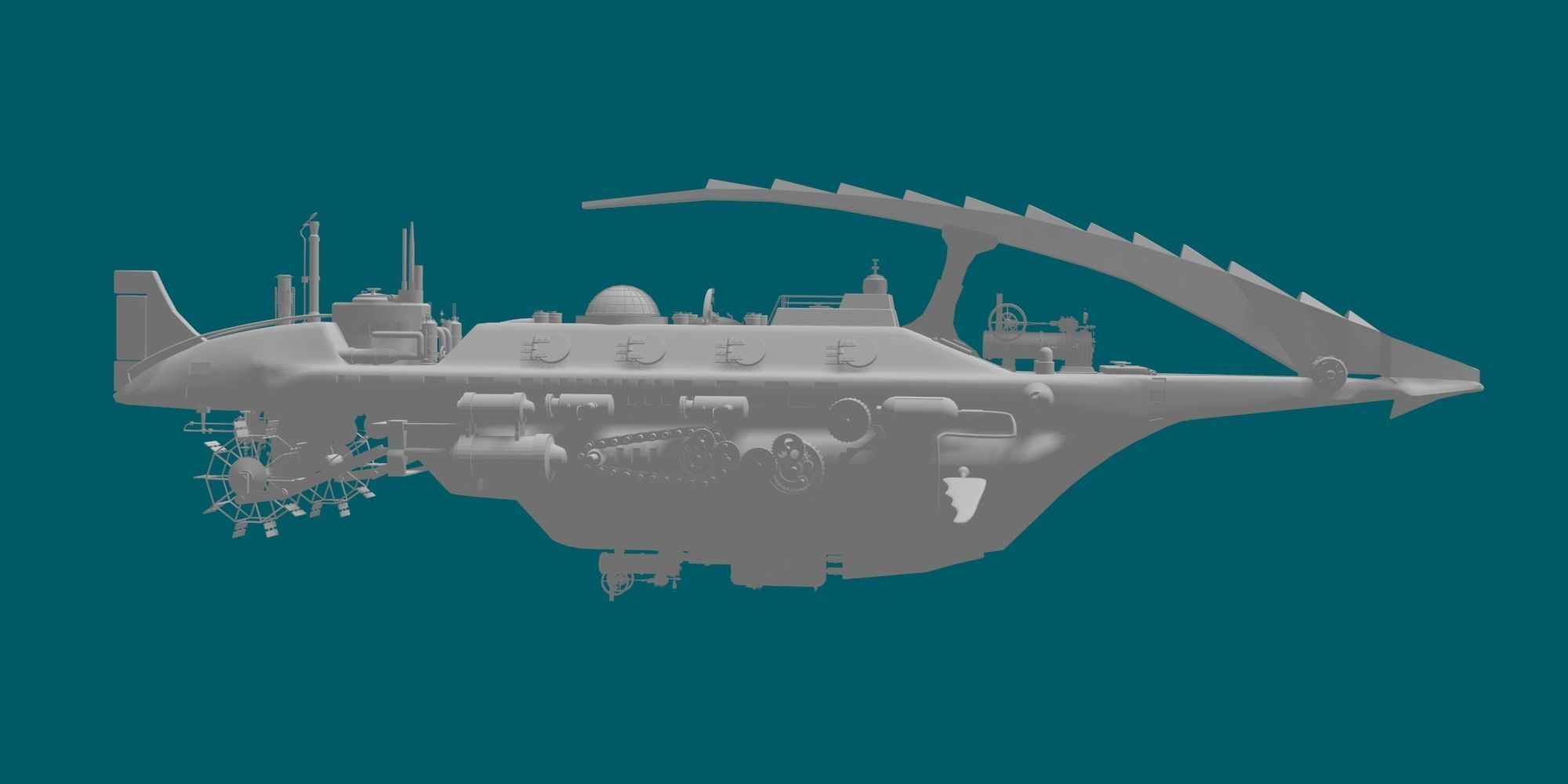 NAUTILUS spaceship 3D model_25