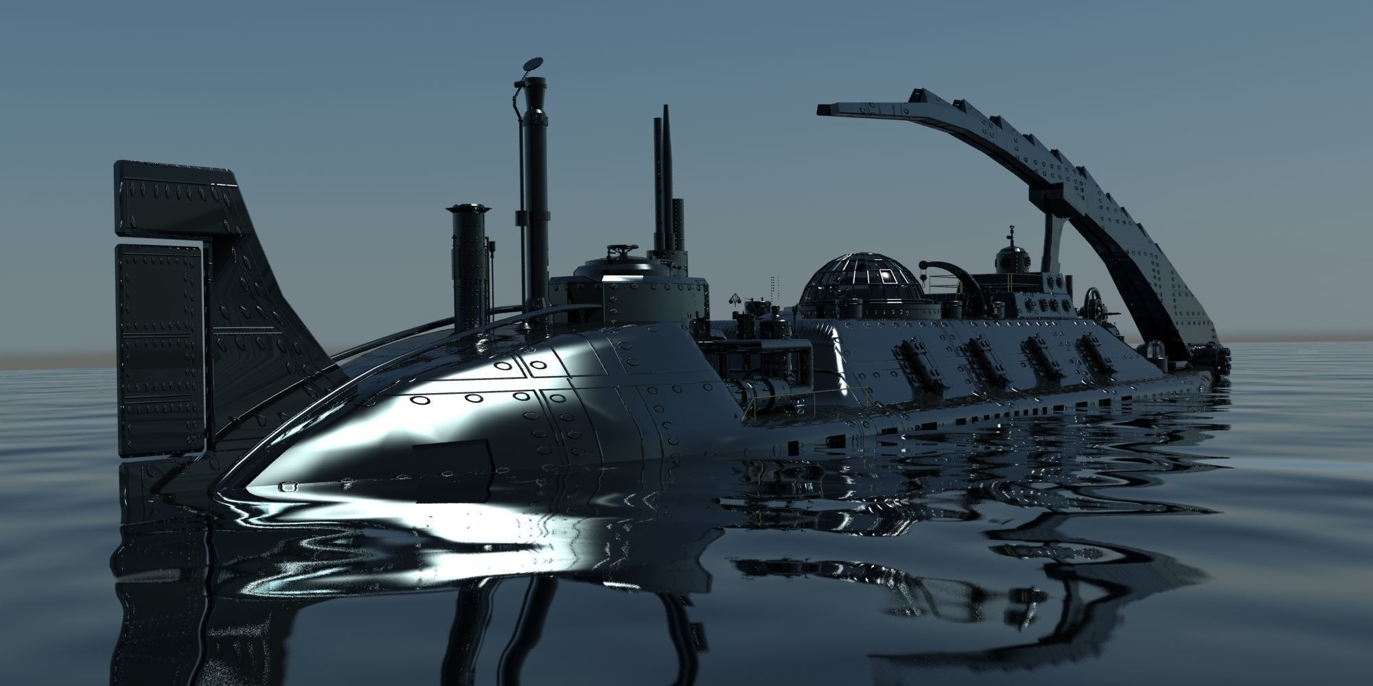 NAUTILUS spaceship 3D model_29