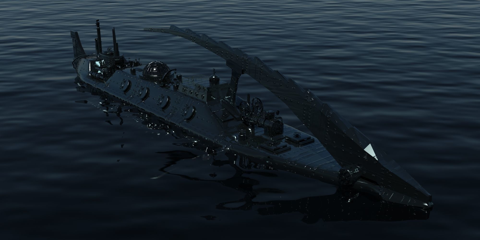 NAUTILUS spaceship 3D model_31