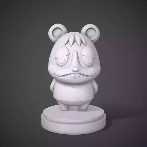 RODNEY - CHUSQUIS - ANIMAL CROSSING HAMSTER 3D print model