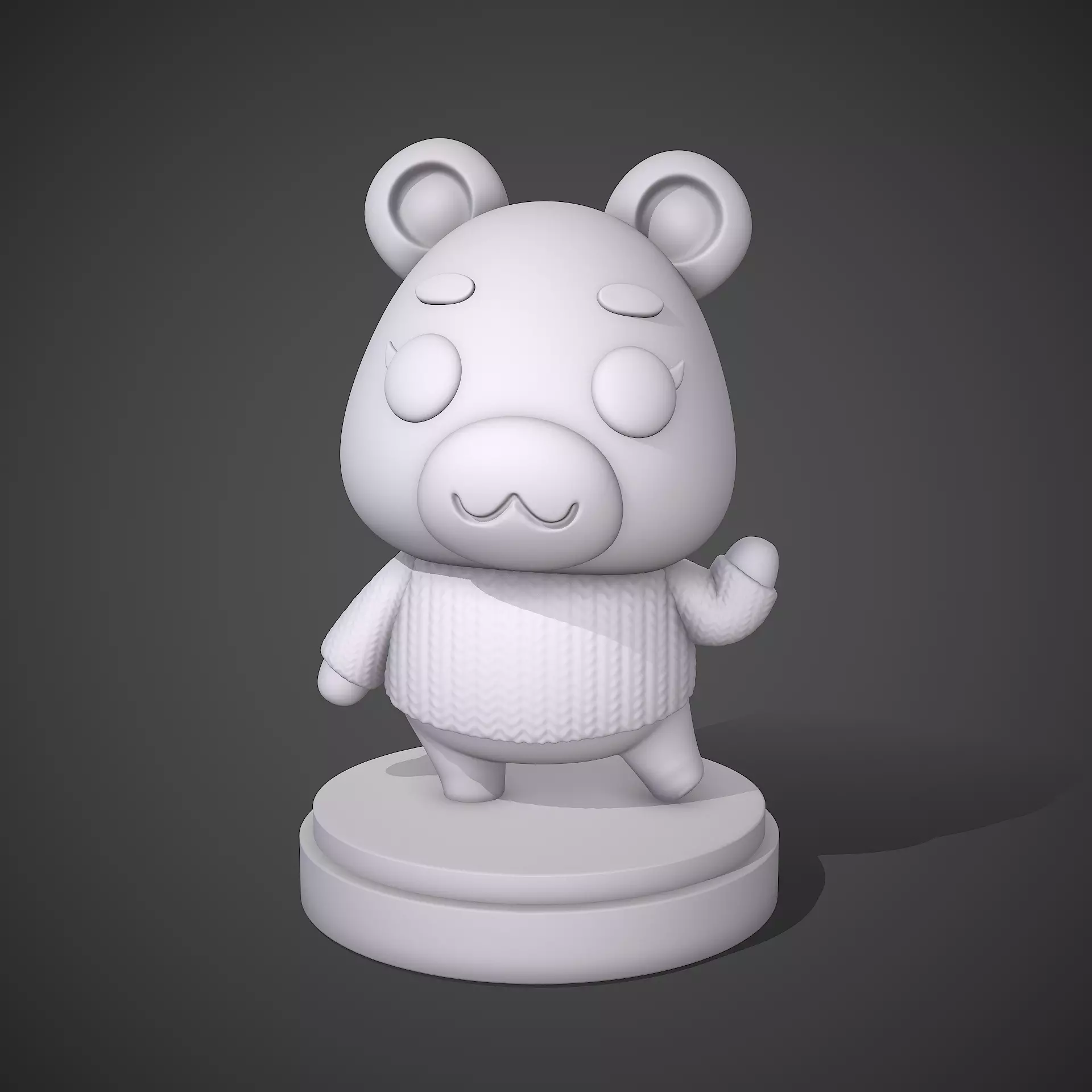 FLURRY - LLUVIA - ANIMAL CROSSING HAMSTER 3D print model