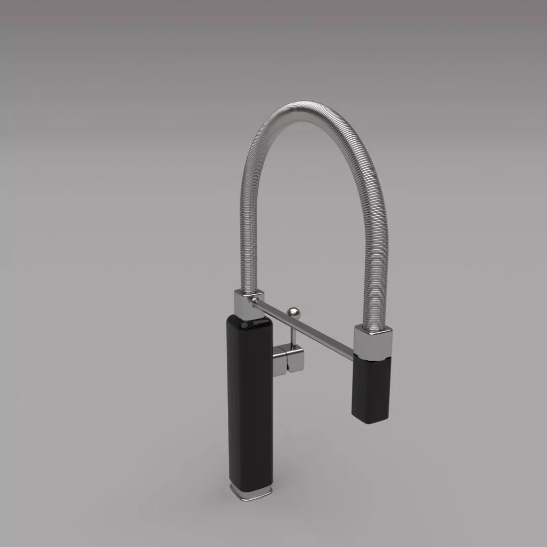Kitchen Faucet 3D model_0