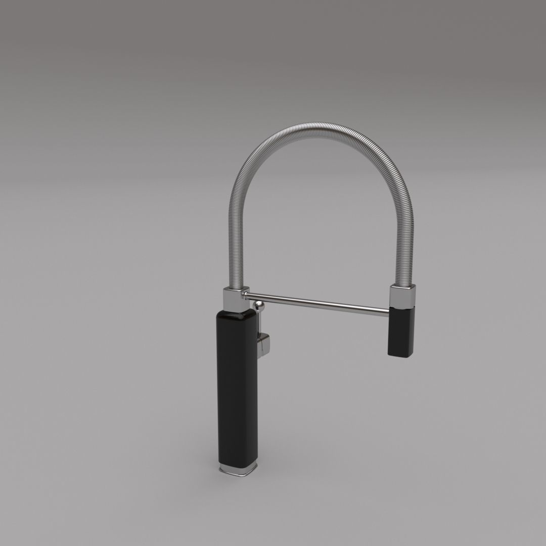 Kitchen Faucet 3D model_2