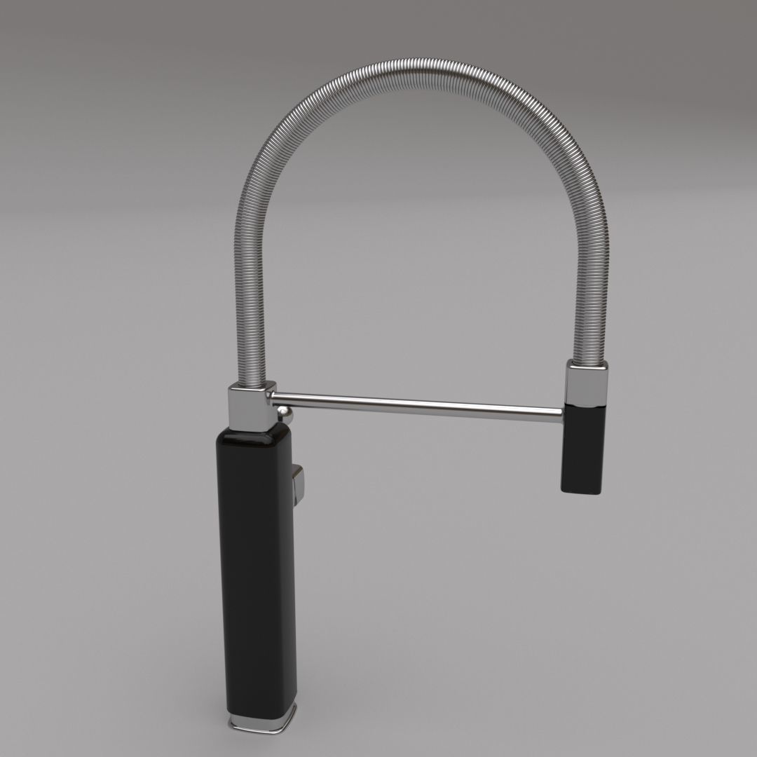 Kitchen Faucet 3D model_5