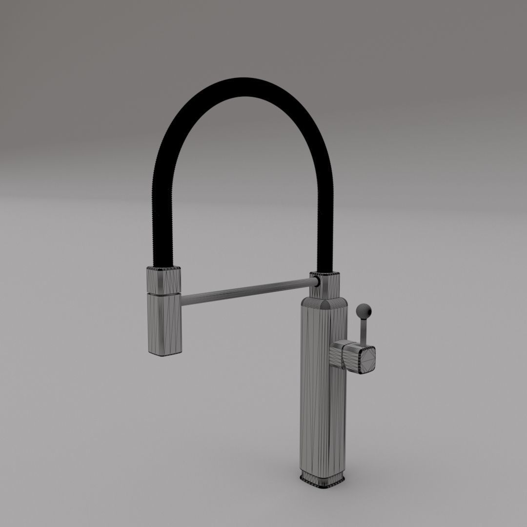 Kitchen Faucet 3D model_10