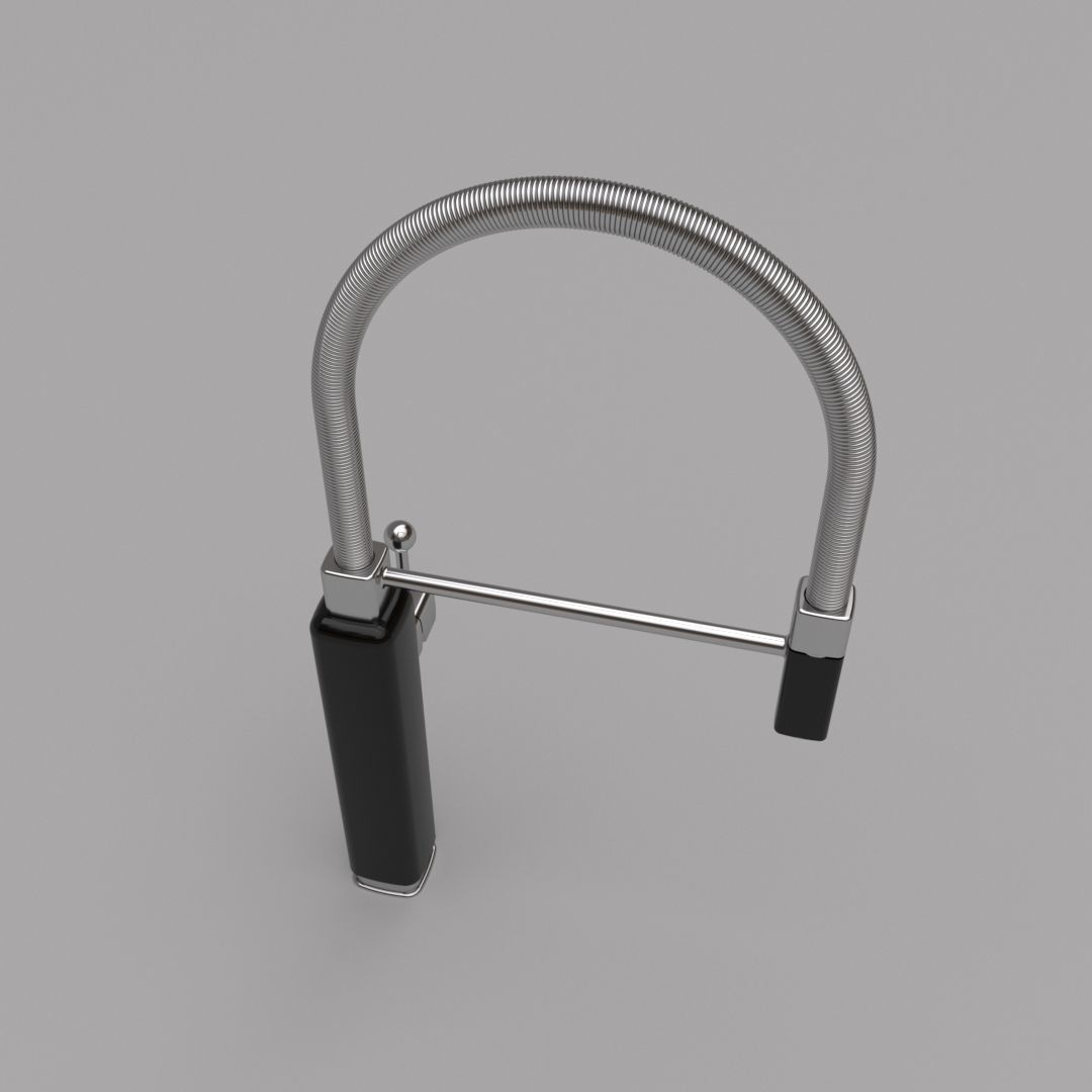 Kitchen Faucet 3D model_8