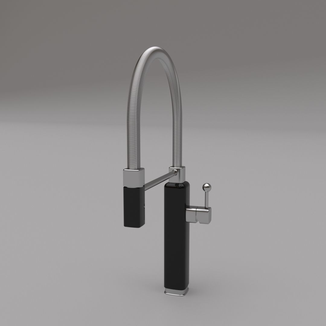 Kitchen Faucet 3D model_6