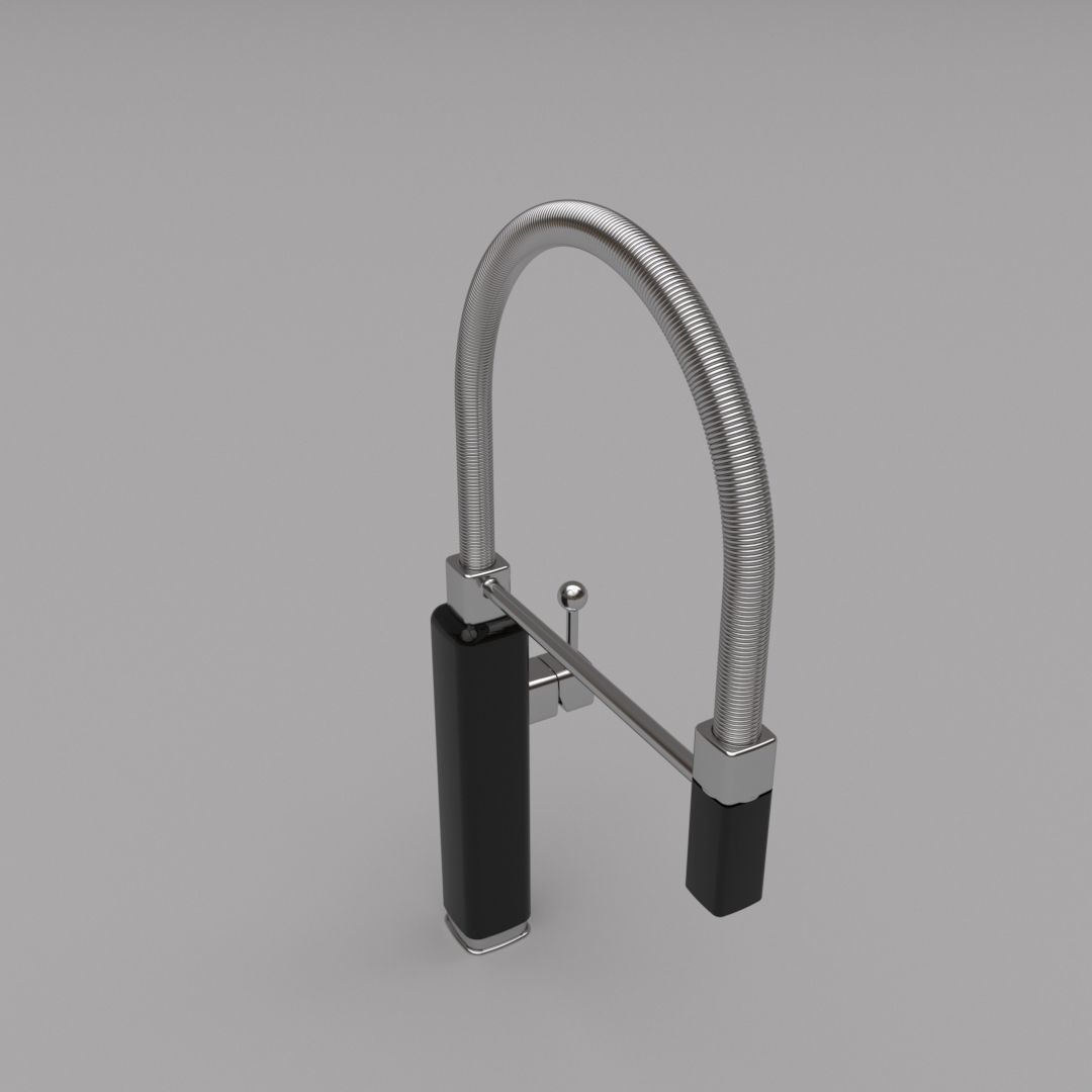 Kitchen Faucet 3D model_4