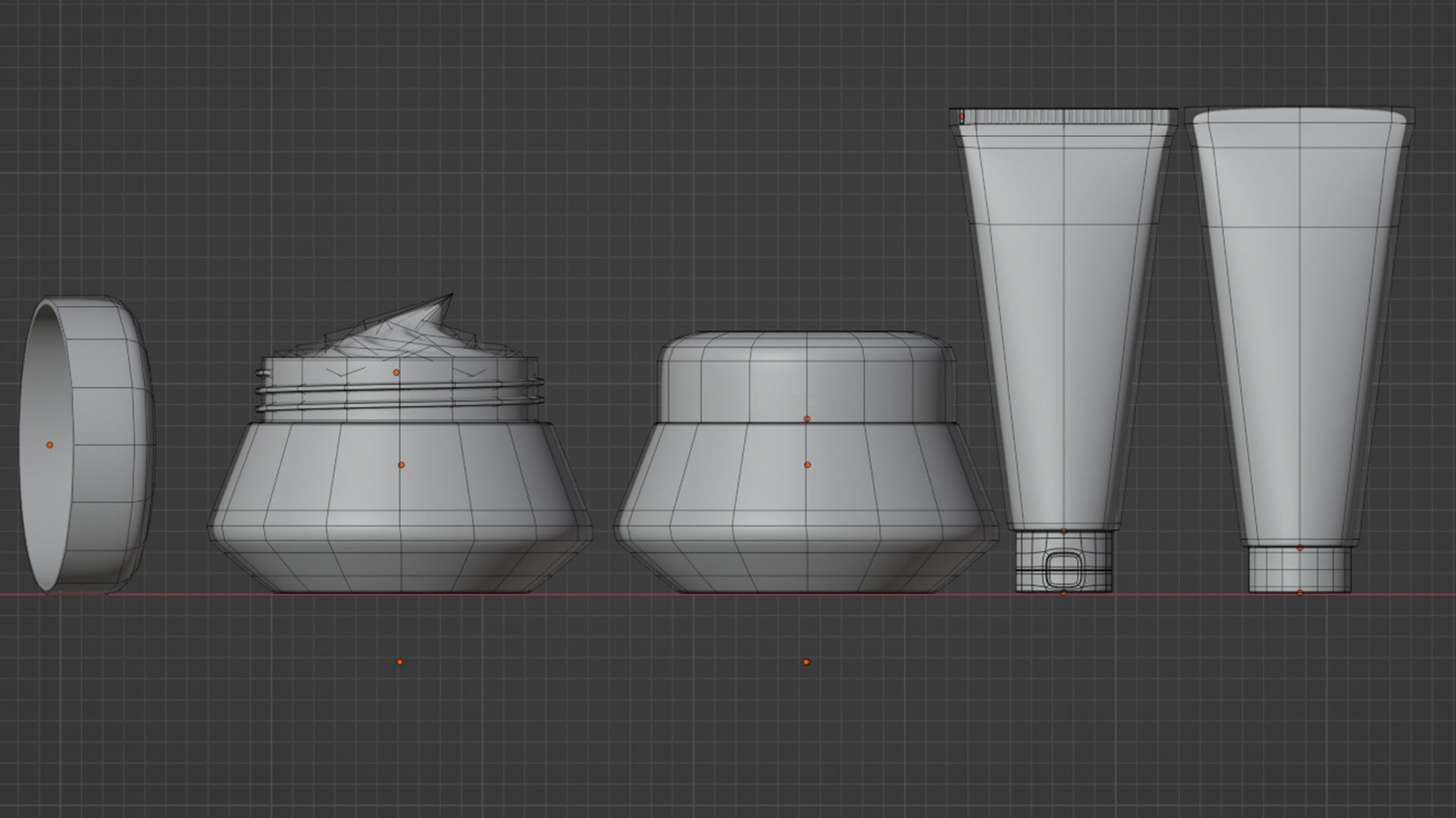 Cosmetic Products 3D model_2