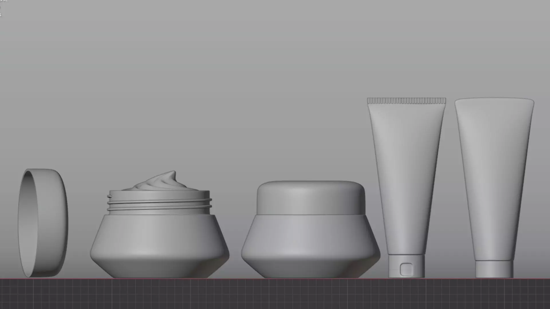 Cosmetic Products 3D model_0
