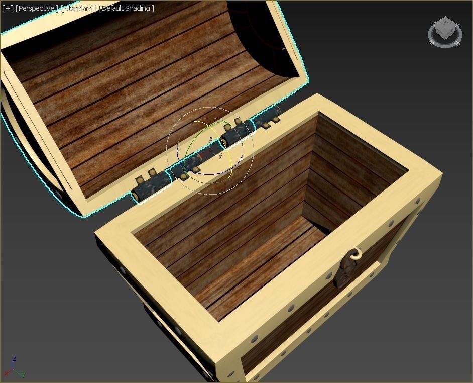 Treasure Chest 3D model_2