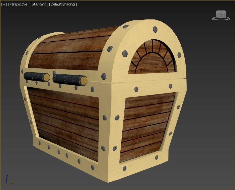 Treasure Chest 3D model_1