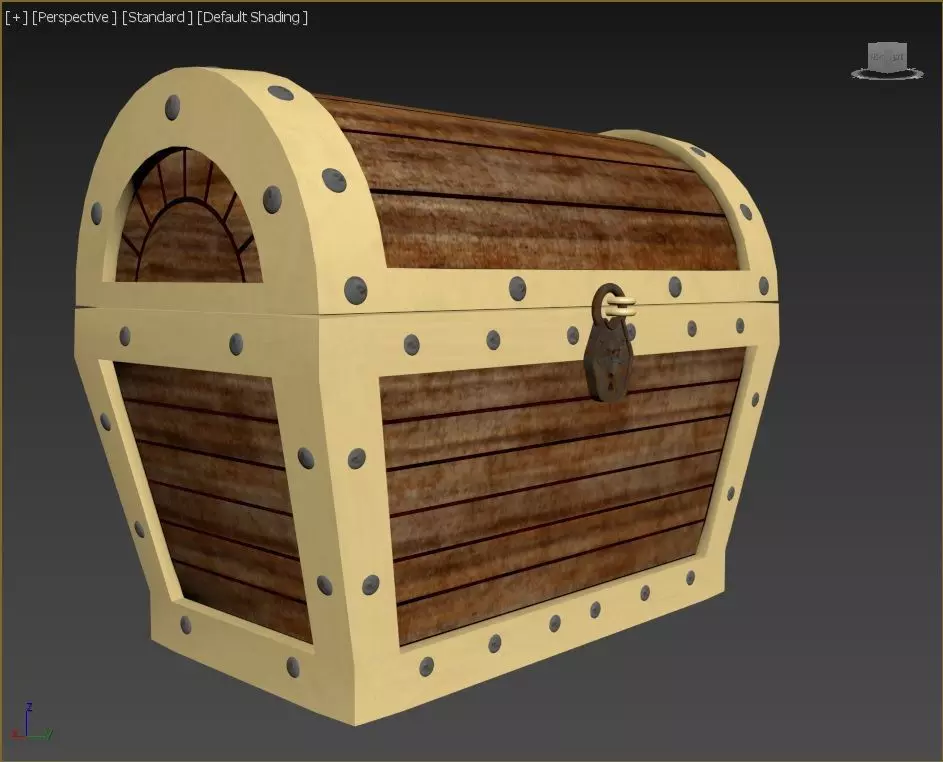 Treasure Chest 3D model_0
