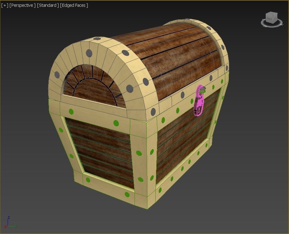 Treasure Chest 3D model_5