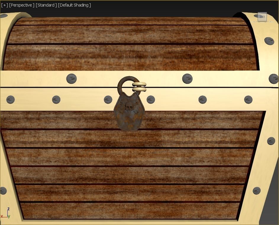 Treasure Chest 3D model_4