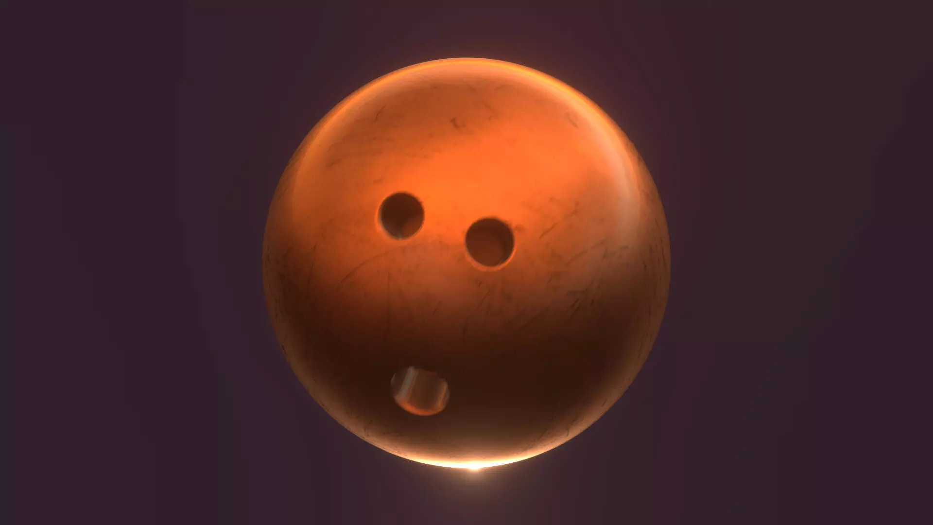 Bowling Ball Free low-poly 3D model