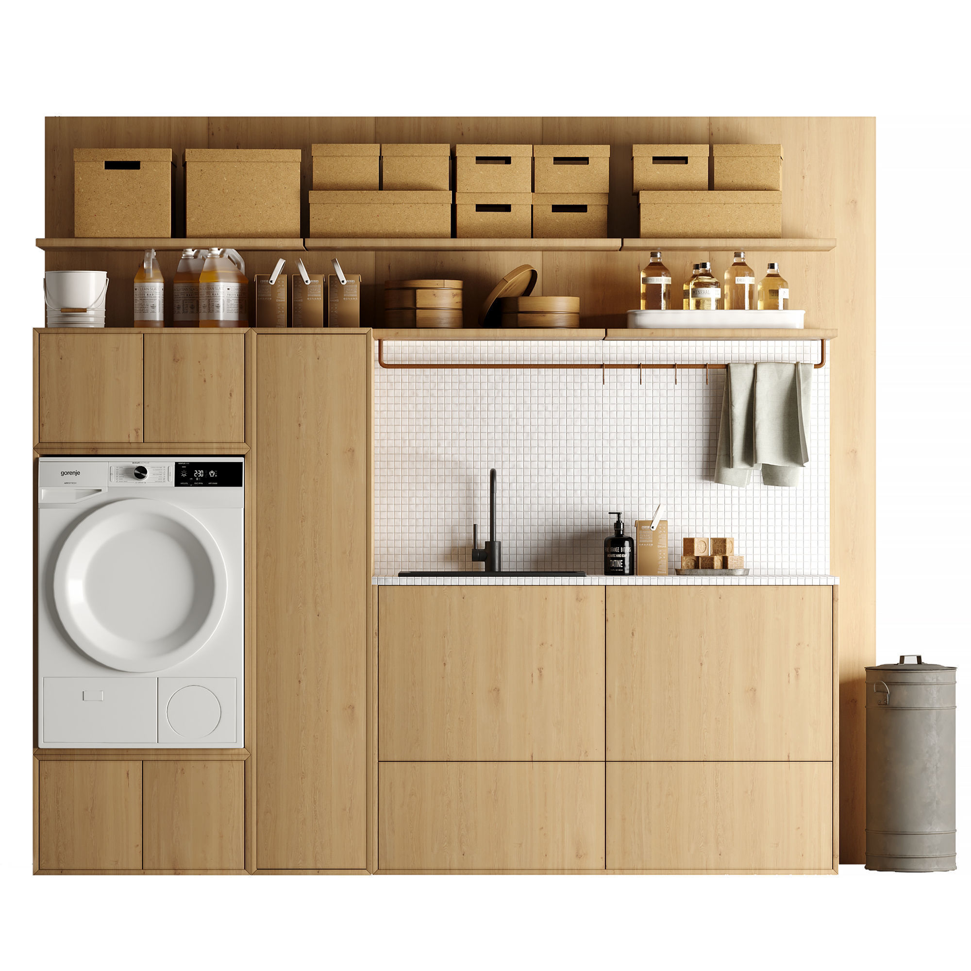 Laundry Room 3D model_2