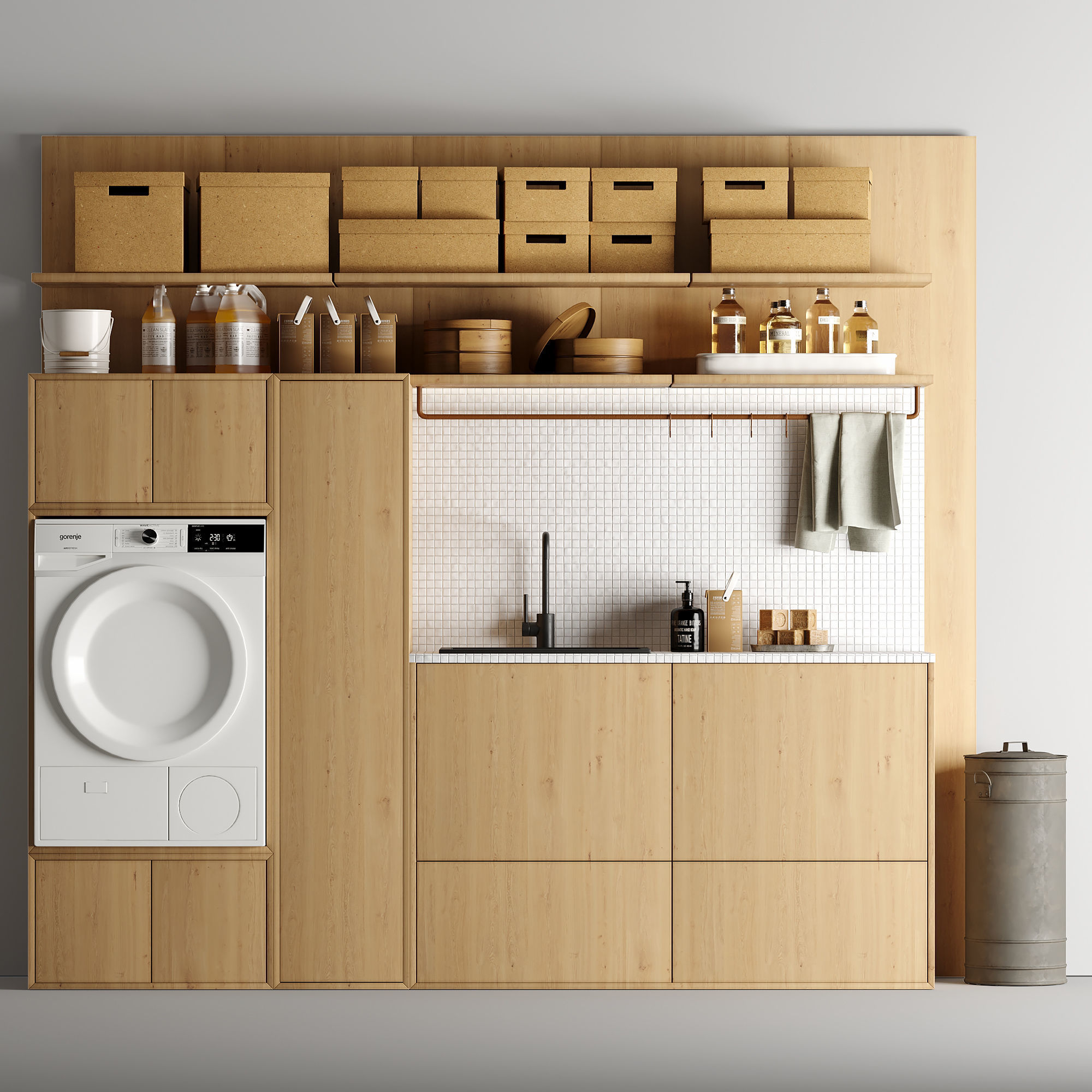 Laundry Room 3D model_1