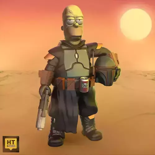 Homer Boba Fett