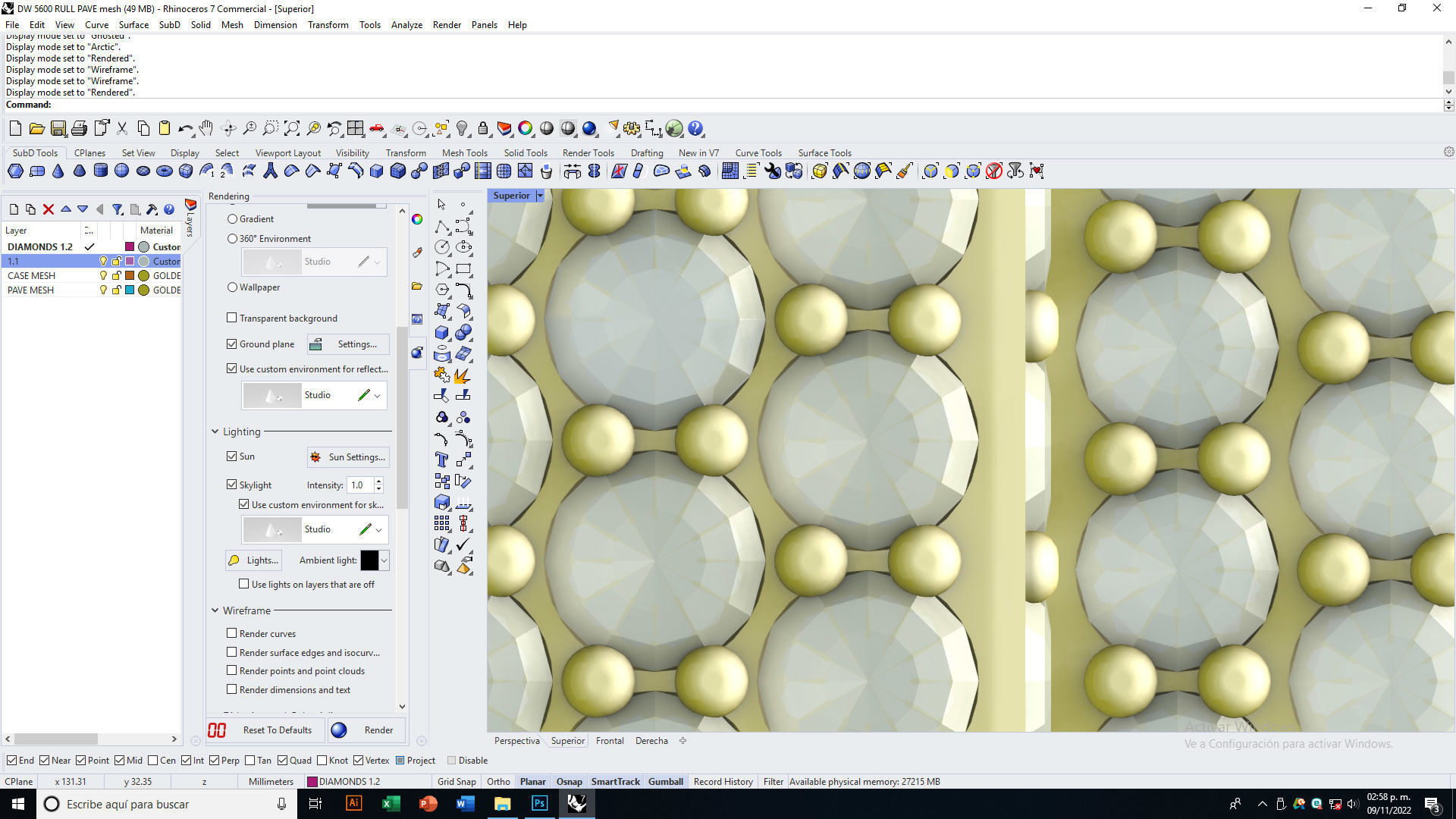 Full pave diamond Case for DW5600 3D print model_17