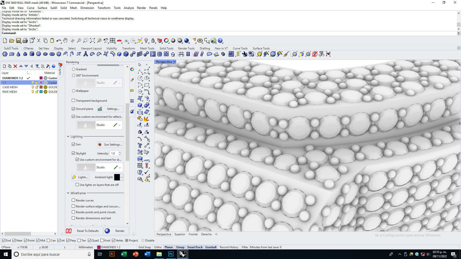 Full pave diamond Case for DW5600 3D print model_12