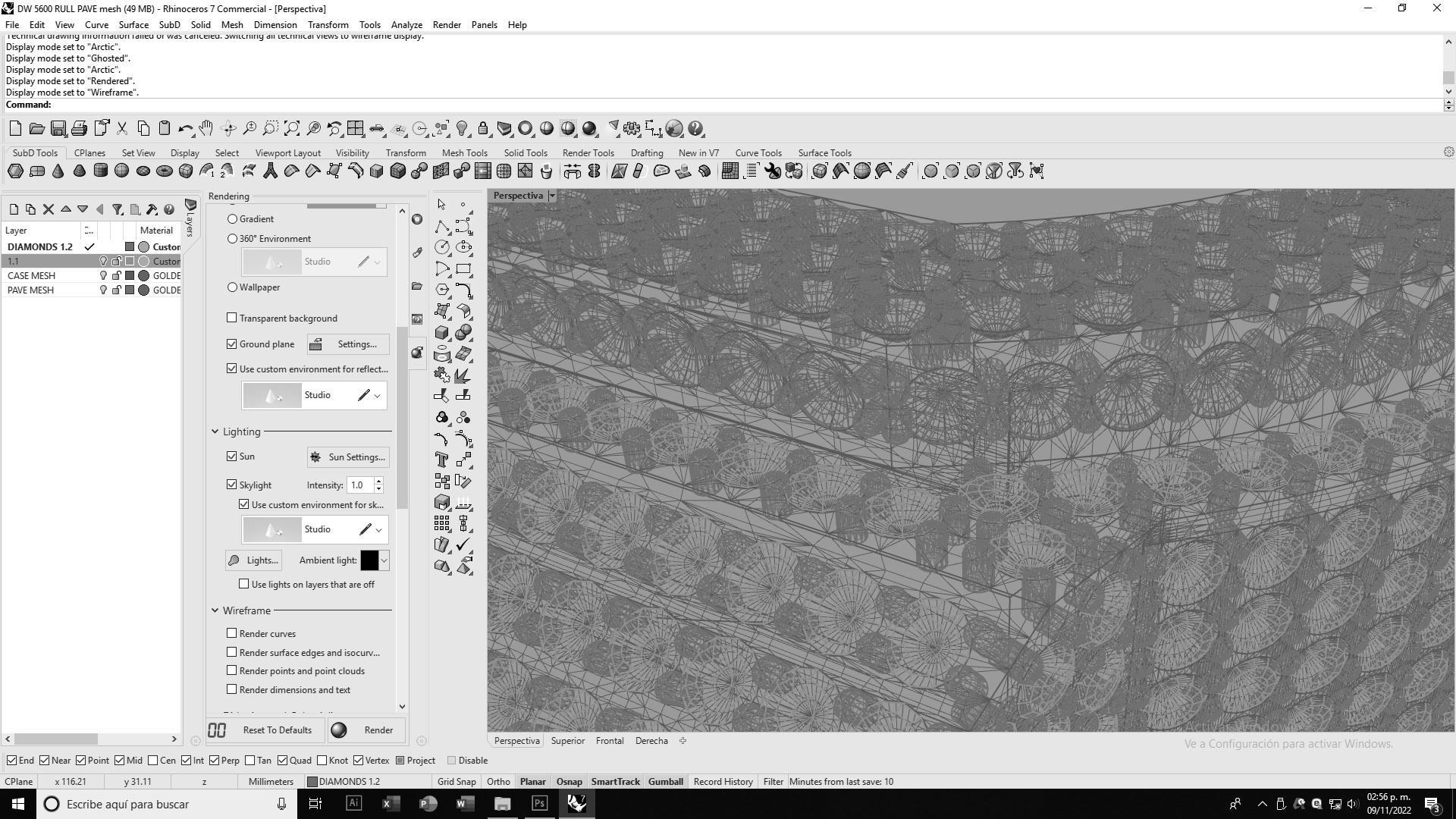 Full pave diamond Case for DW5600 3D print model_14
