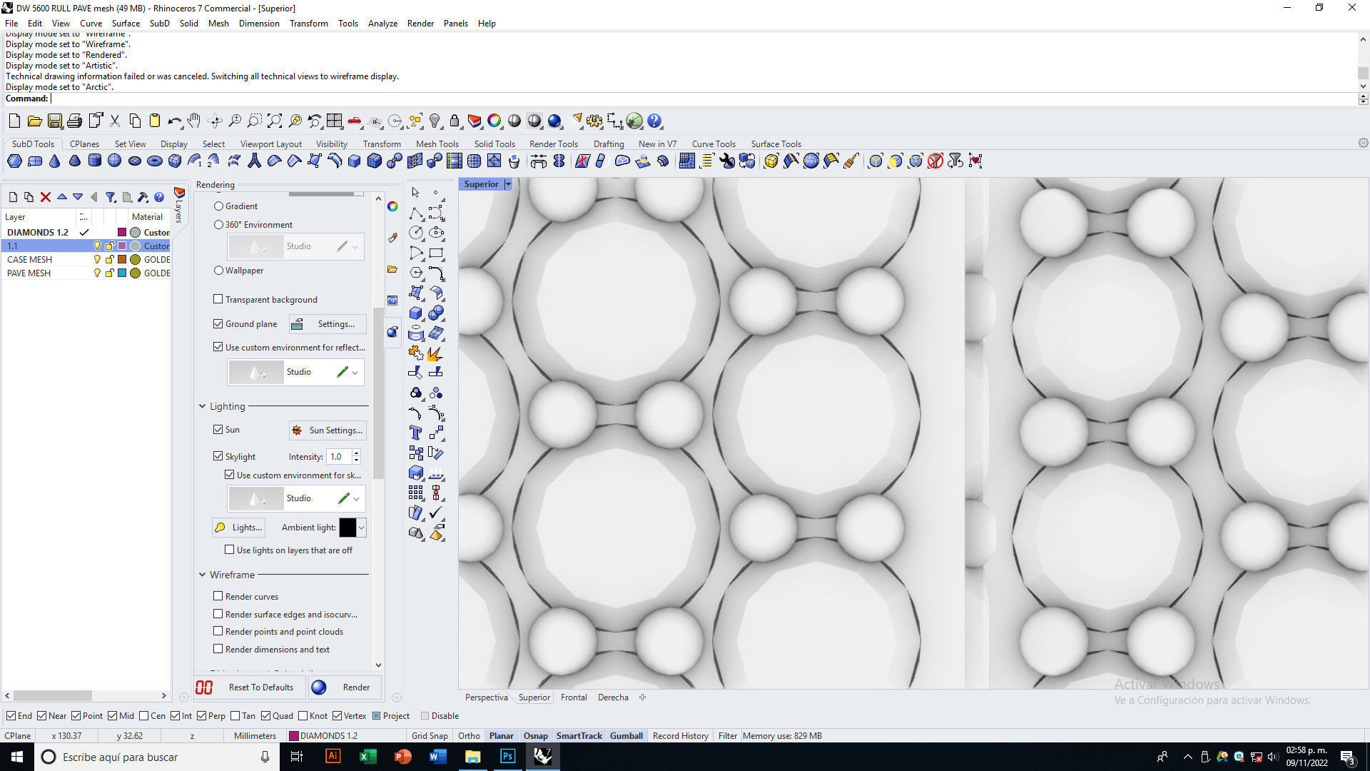 Full pave diamond Case for DW5600 3D print model_15