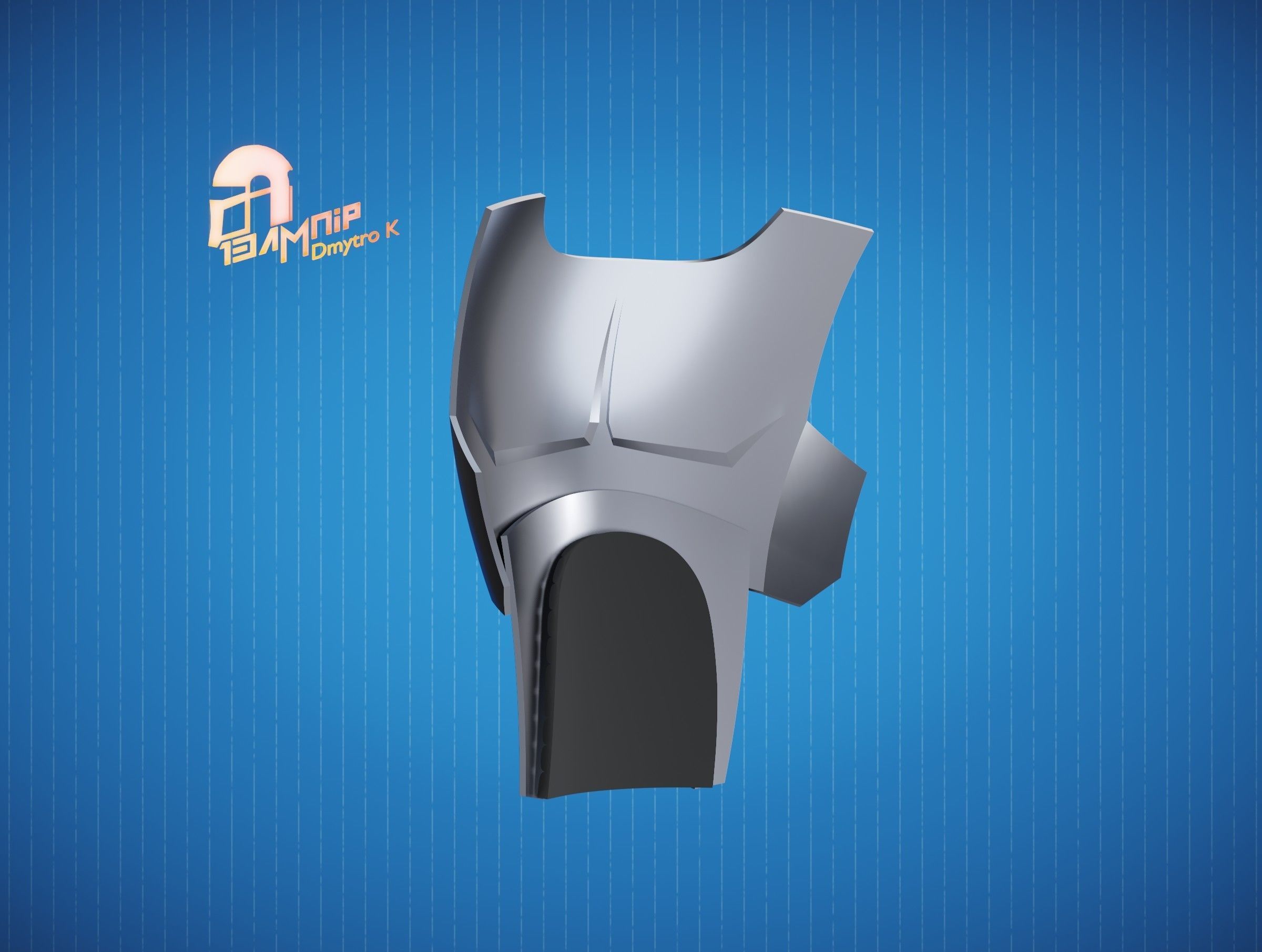 Custom Mandalorian Chest Armor 3 3D print model_3