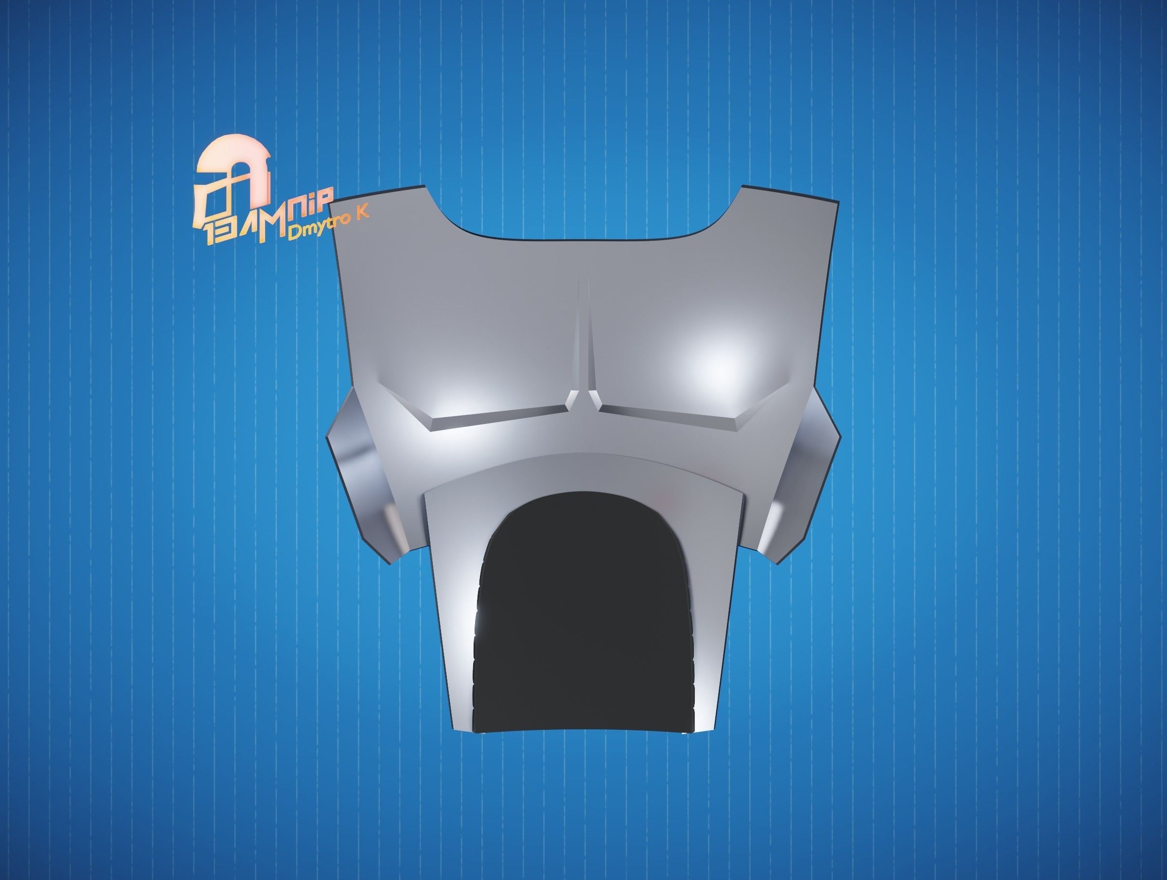 Custom Mandalorian Chest Armor 3 3D print model_4