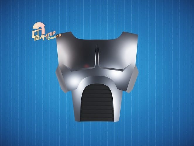 Custom Mandalorian Chest Armor 3 3D print model