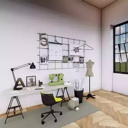 Fashion Designer Studio  3D model