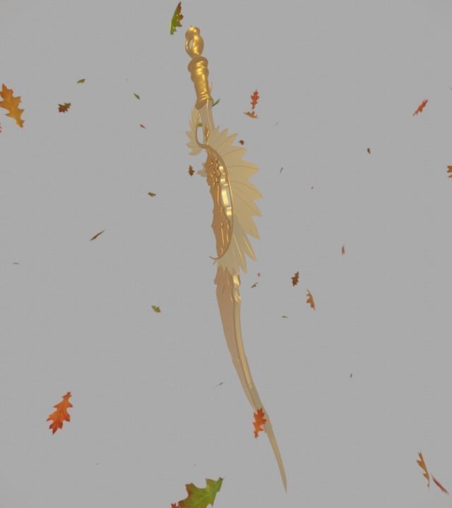 Sparrow Short Sword 3D print model_13