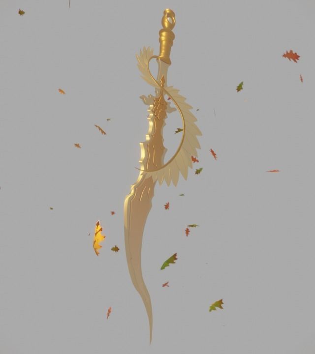 Sparrow Short Sword 3D print model_7