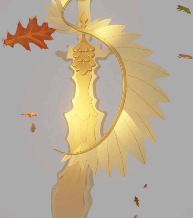 Sparrow Short Sword 3D print model_16