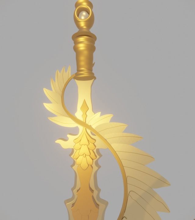 Sparrow Short Sword 3D print model_17