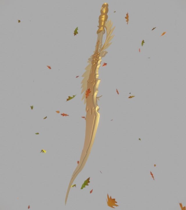 Sparrow Short Sword 3D print model_9