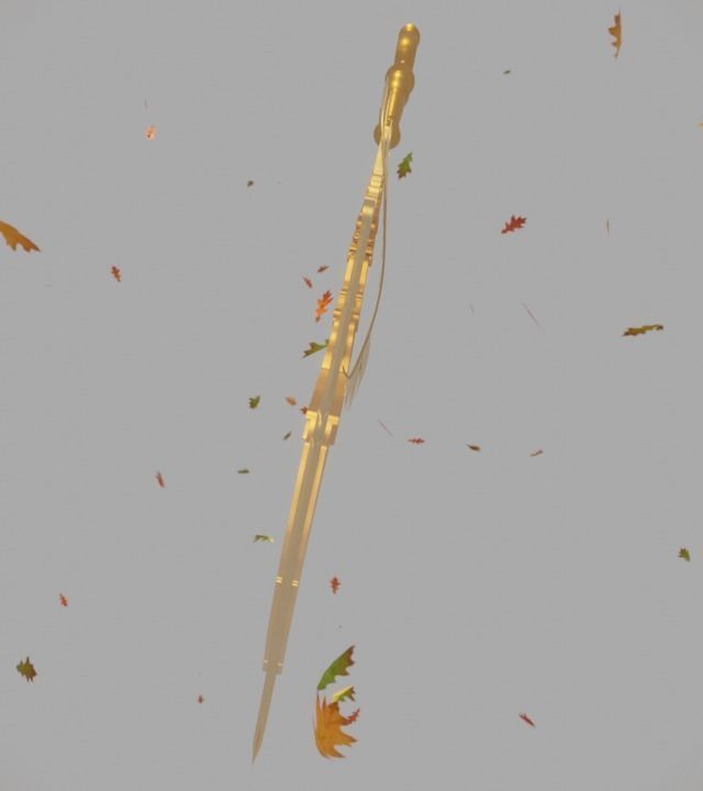 Sparrow Short Sword 3D print model_8