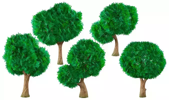 Stylized trees