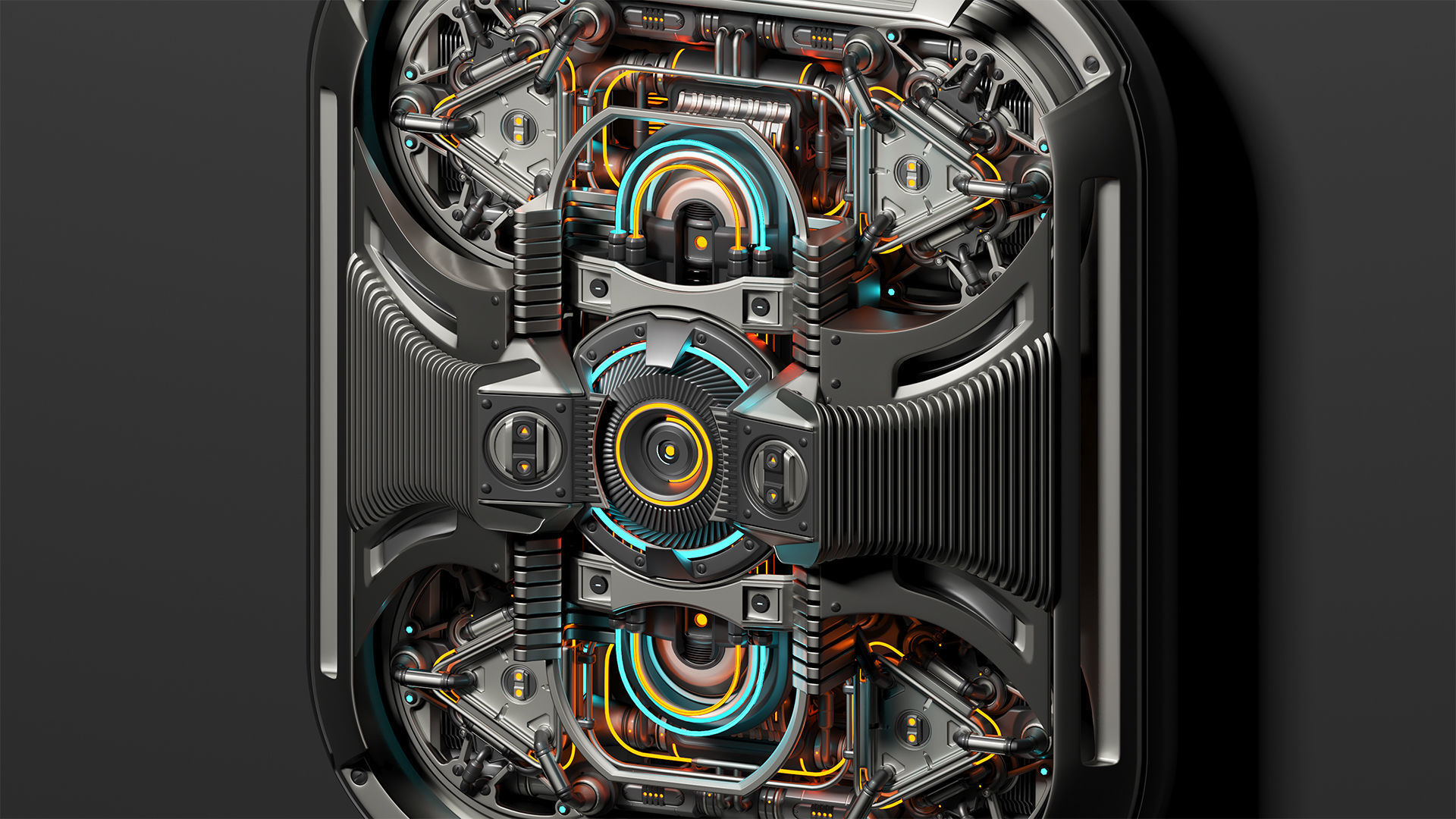 Sci Fi Kitbash Mega Elements 4 - Spaceship Panels 3D model_6