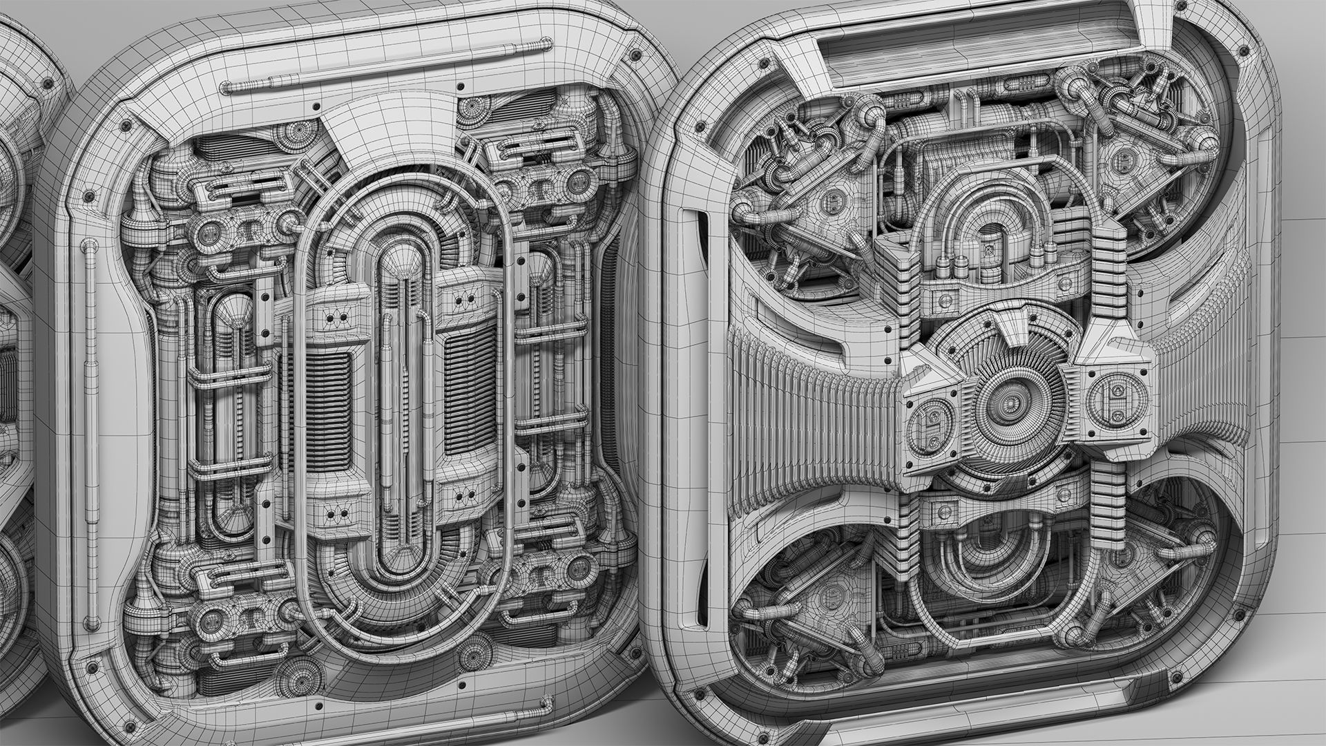 Sci Fi Kitbash Mega Elements 4 - Spaceship Panels 3D model_11