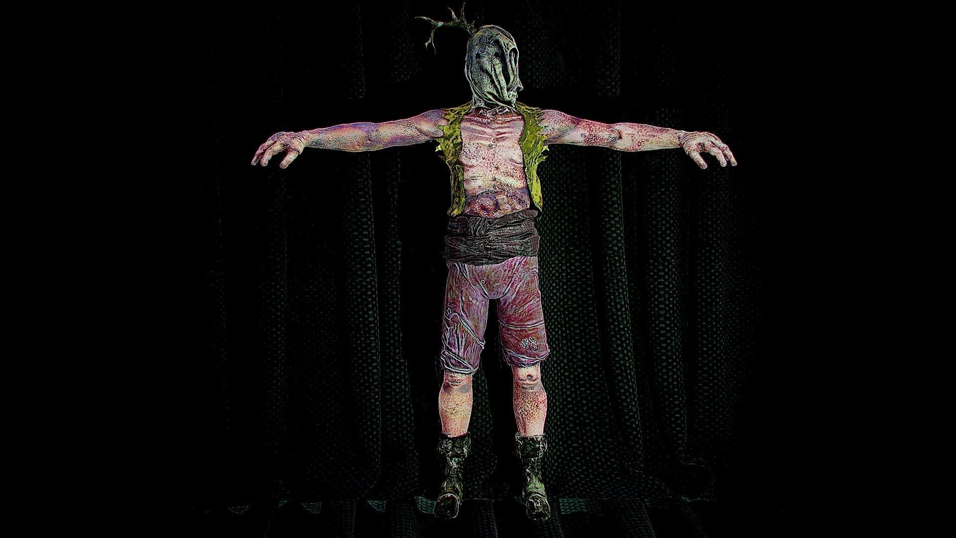 Pirat Monstrt Low-poly 3D model_2