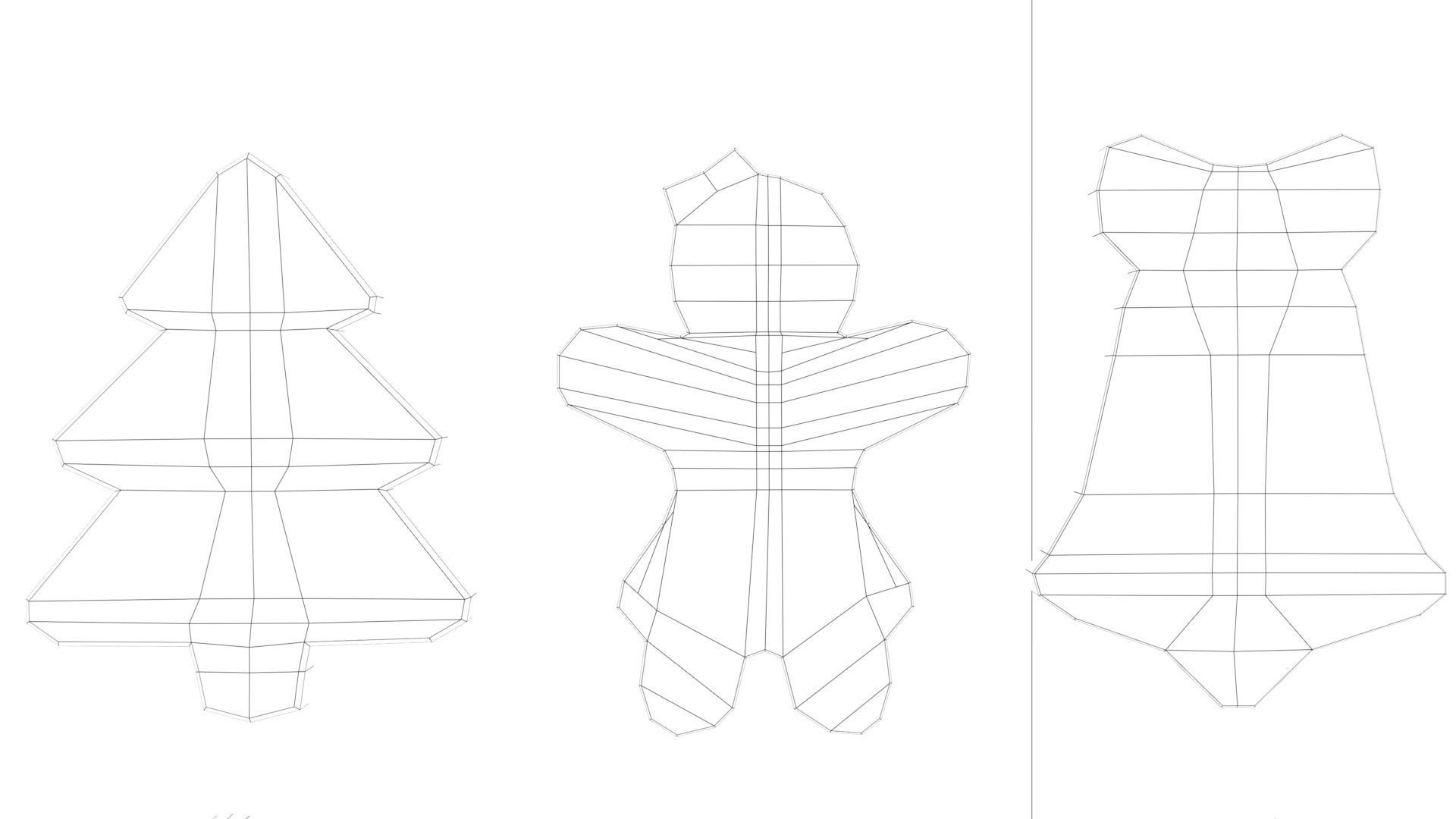 Christmas Cookies Low-poly 3D model_23