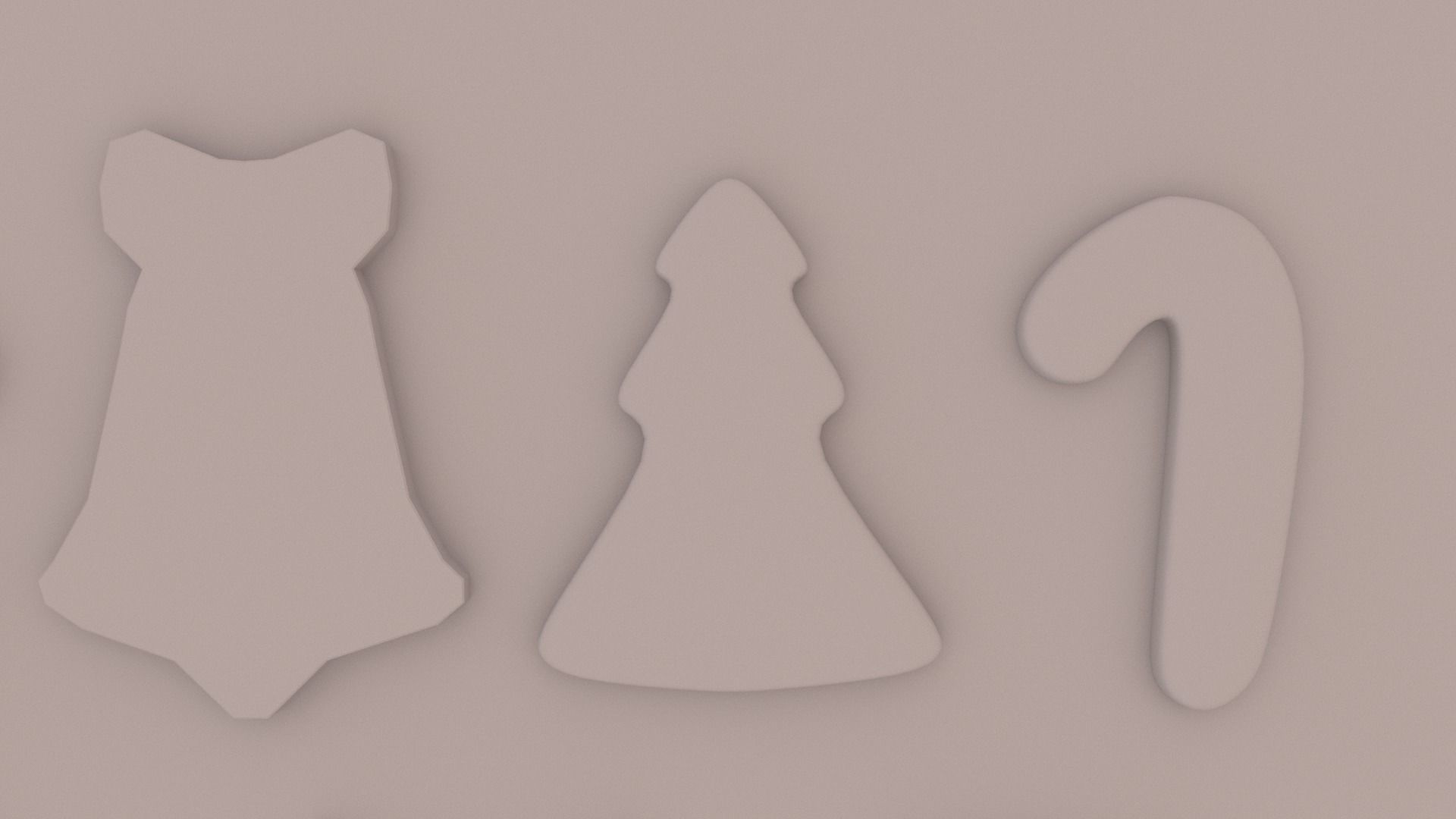 Christmas Cookies Low-poly 3D model_15